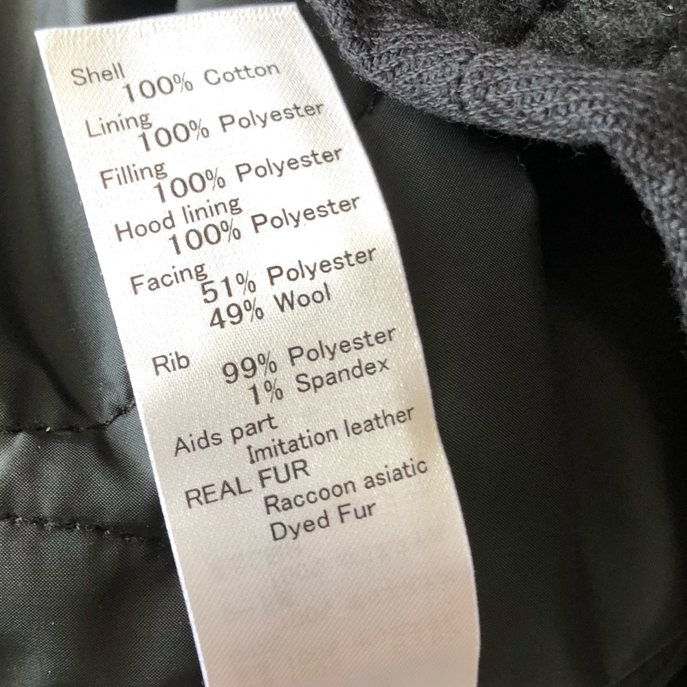 NWOT MOUSSY Houndstooth Plaid Wool Knit Coat with Fur Trim Sz 1 Small - Picture 15 of 16